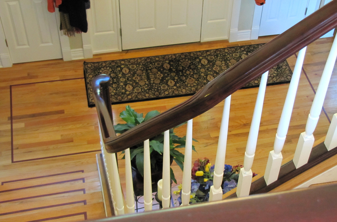 Curved, elegant handrail