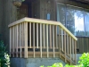 Handrail on outdoor porch
